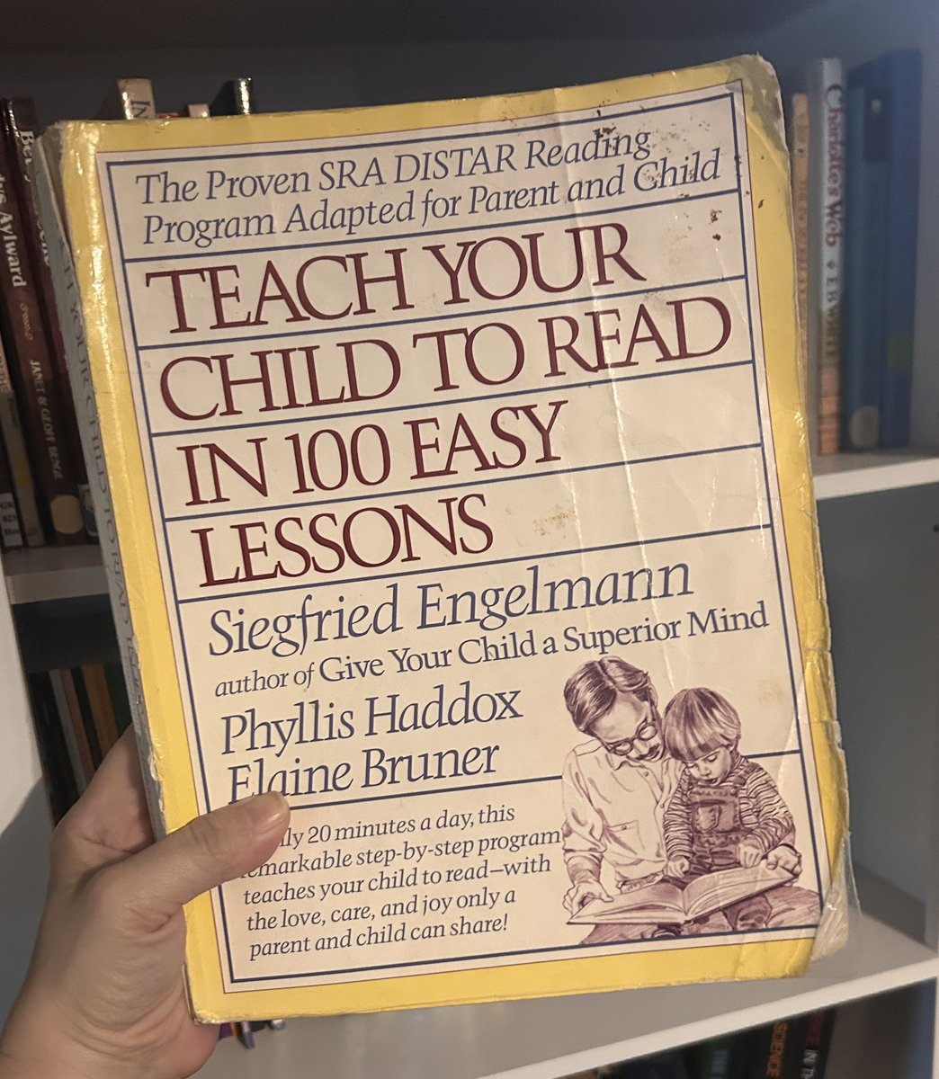 nickitruesdell's tweet photo. This simple method has helped untold numbers of homeschool parents to teach their children to read. It is easy. So easy that some people take a look and doubt its effectiveness. 

I taught my two boys to read with it. Contrary to popular wisdom, my boys were ready to read very early. We started this book around age 4, and they were reading very quickly. 

I did not teach handwriting at the same time because I figured out with my older kids that reading and writing are two very different skills and don’t need to be taught together. 

The 100 Easy Lessons isn’t a good fit for everyone, but it’s been a lifesaver for so many families. If you feel like phonics is overwhelming, try it: https://t.co/ZJiFLMzHRa

Read my blog post on teaching children to read: https://t.co/zaiwBQgwDe