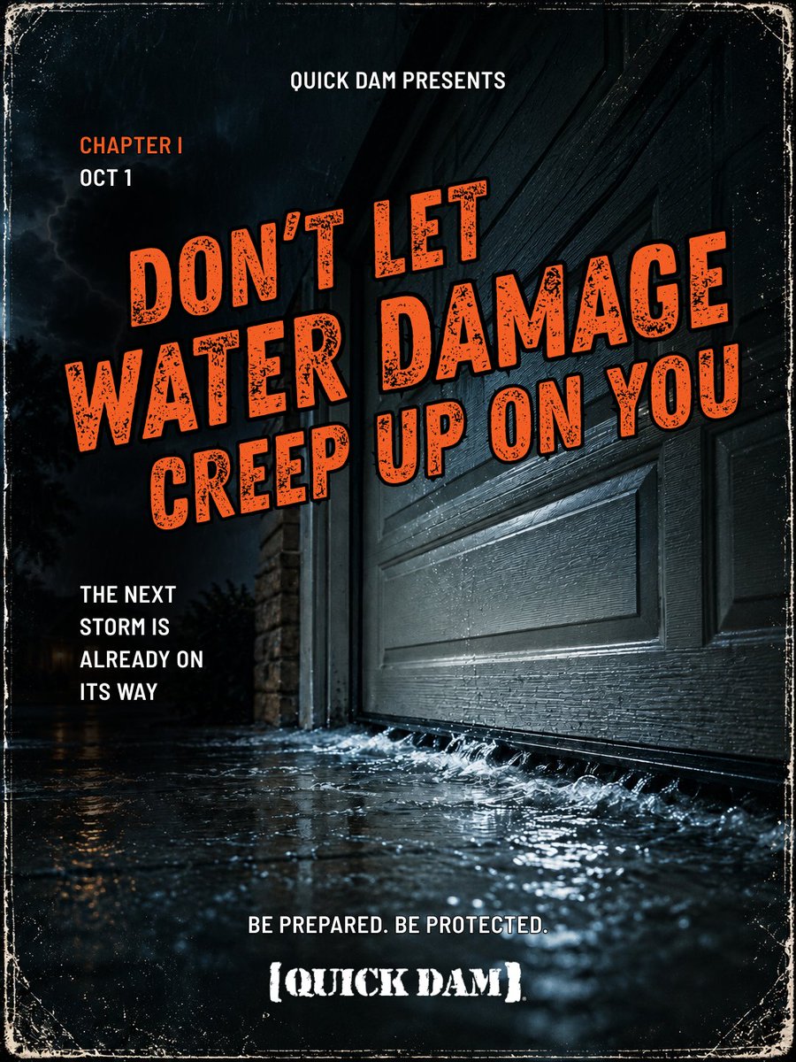 quickdam's tweet photo. Chapter I begins. 🎃

The forecast is looking a little… unsettling.

Better be prepared for what comes next.

#QuickDam #BePreparedBeProtected #Halloween https://t.co/dpRtQsJerI