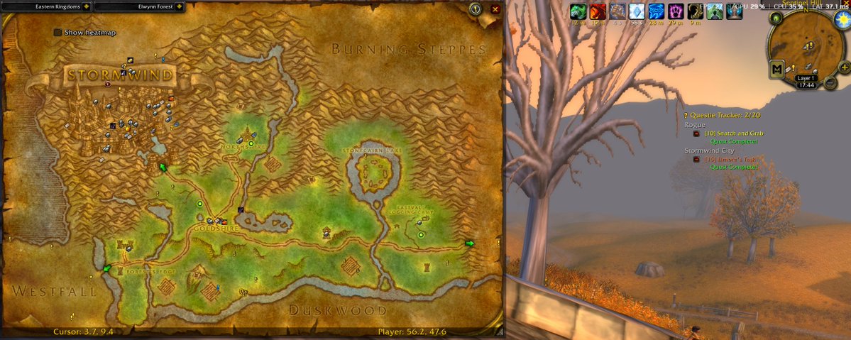 innxcence_'s tweet photo. for all the doubters, I just leveled (and recorded) myself leveling thru Elwynn on hc/era just to prove that you'll cap out at level 11 while doing every quest

add the ~3400 xp from the flight, class and deed quest and you'll still end up at 11.5 levels

link to pov in comments https://t.co/rqnfDgP6dM