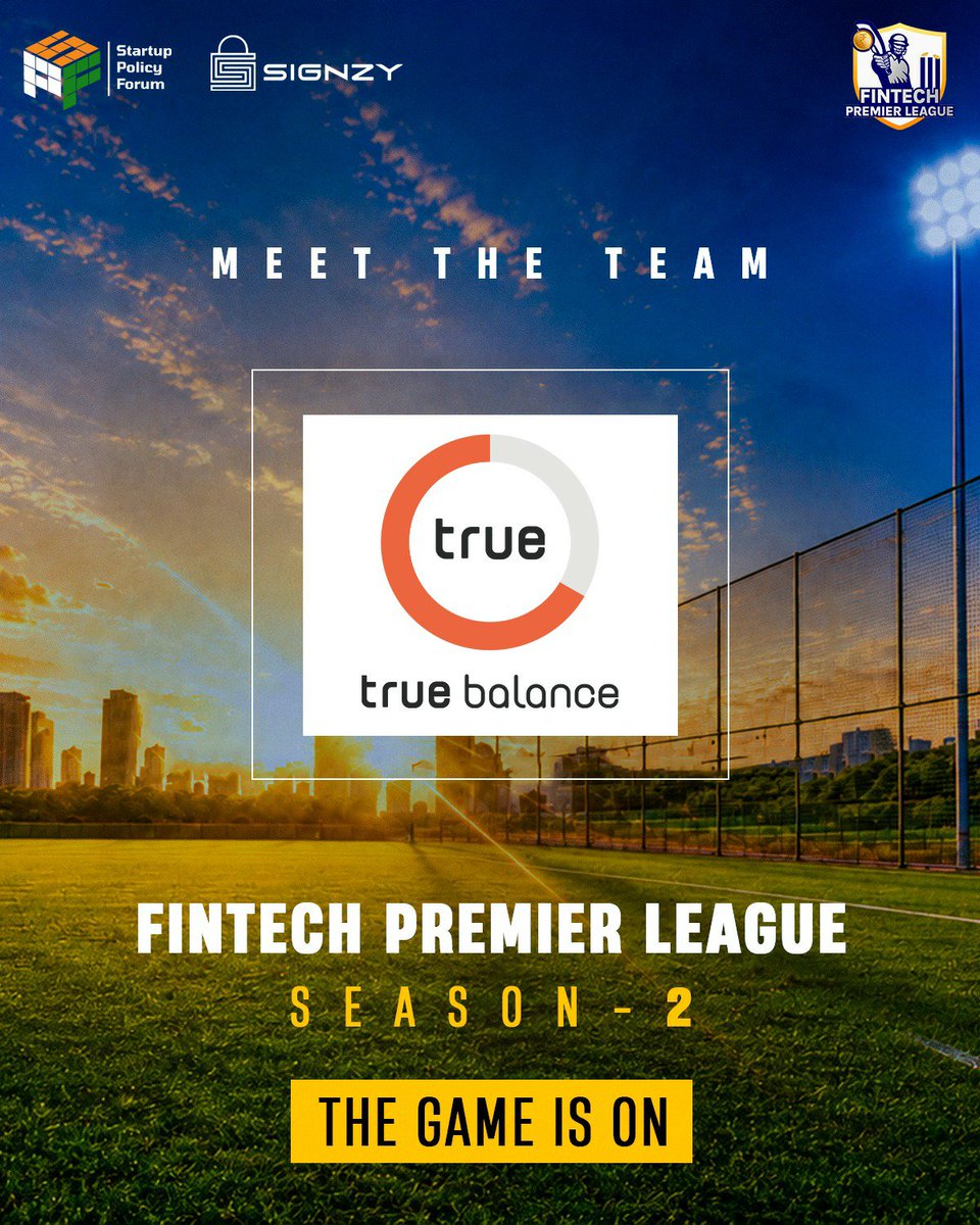 FintechOnPitch's tweet photo. Finance for All..!!

Joining us next in the FinTech Premier League Season 2, True Balance 🌟

@lawyer_intech @ShwetaRKohli @TeamSignzy @SPF_India @TrueBalance_app https://t.co/GyCpppNUlp