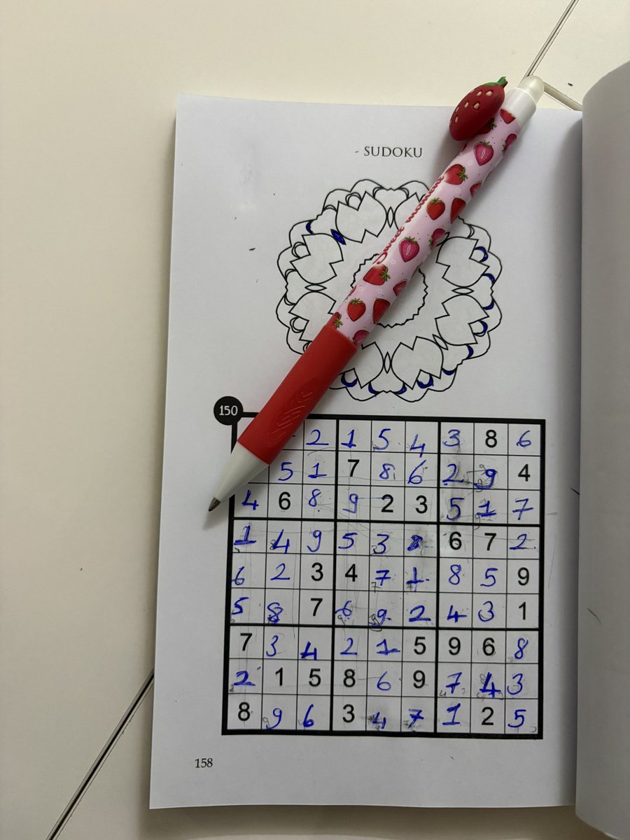 cinnemonnrol's tweet photo. sonunda istediğim sudokunun bi farklısını buldum ve huzurluyum https://t.co/dAYDX8D1vk