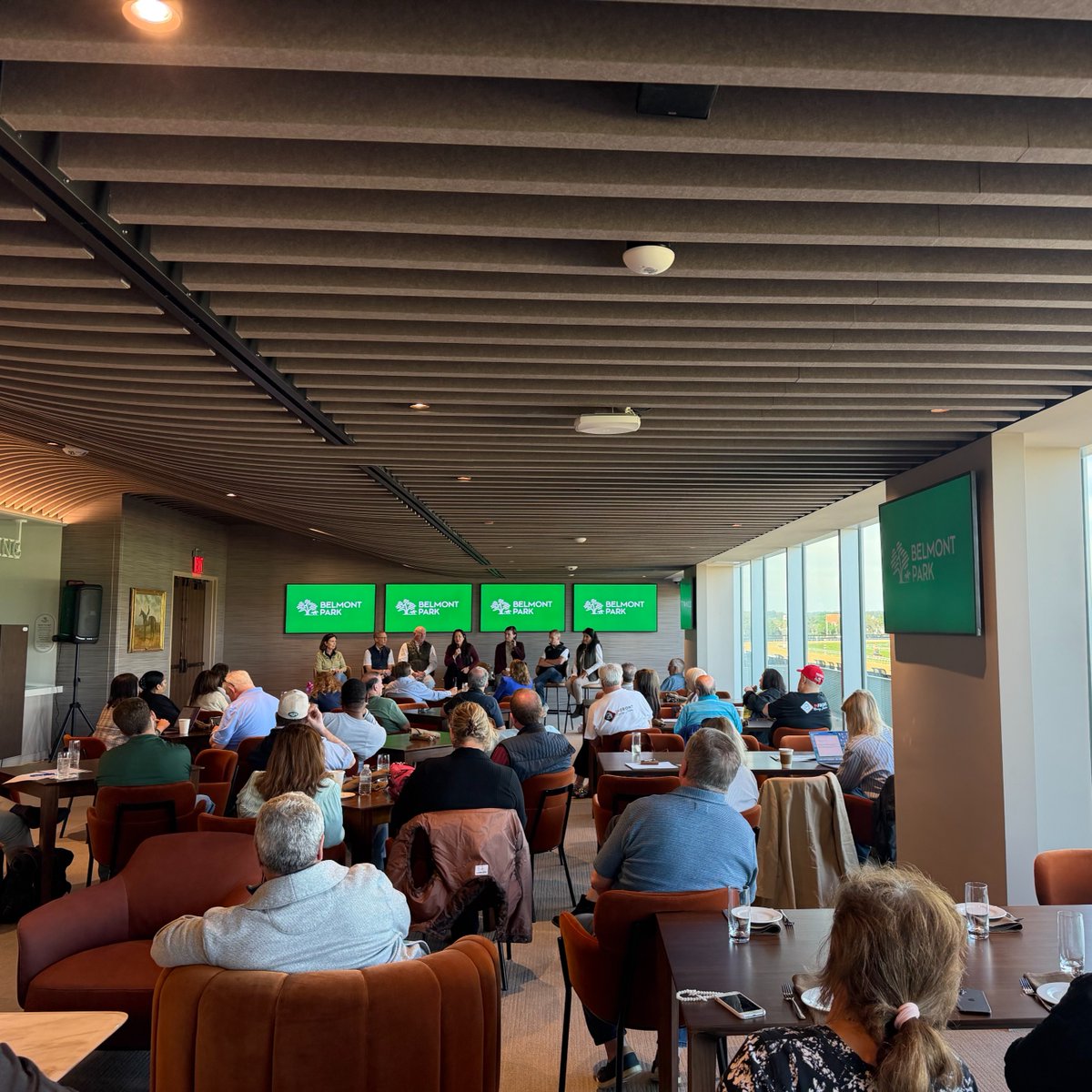 hisa_us's tweet photo. Yesterday, HISA staff traveled to the recently reopened @BelmontPark1905 as part of our nationwide listening tour.

Hearing directly from our stakeholders helps us continue building a safer, stronger future for racing together.

#BelmontPark #ListeningTour #HorseRacing https://t.co/7LBCVtYDGh