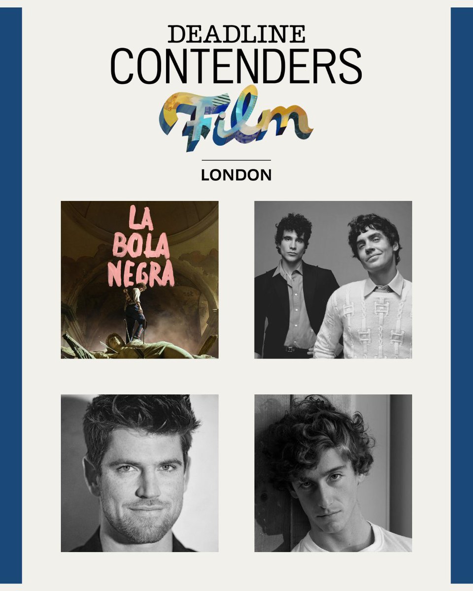 DEADLINE's tweet photo. Join us for a panel discussion with ❛LA BOLA NEGRA❜ directors Javier Calvo and Javier Ambrossi, and stars Guitarricadelafuente and Miguel Bernardeau at #DeadlineContenders: Film London on October 10 at the Ham Yard Hotel.

RSVP HERE: https://t.co/oAEdhZse2y https://t.co/yKifFiJ1WZ