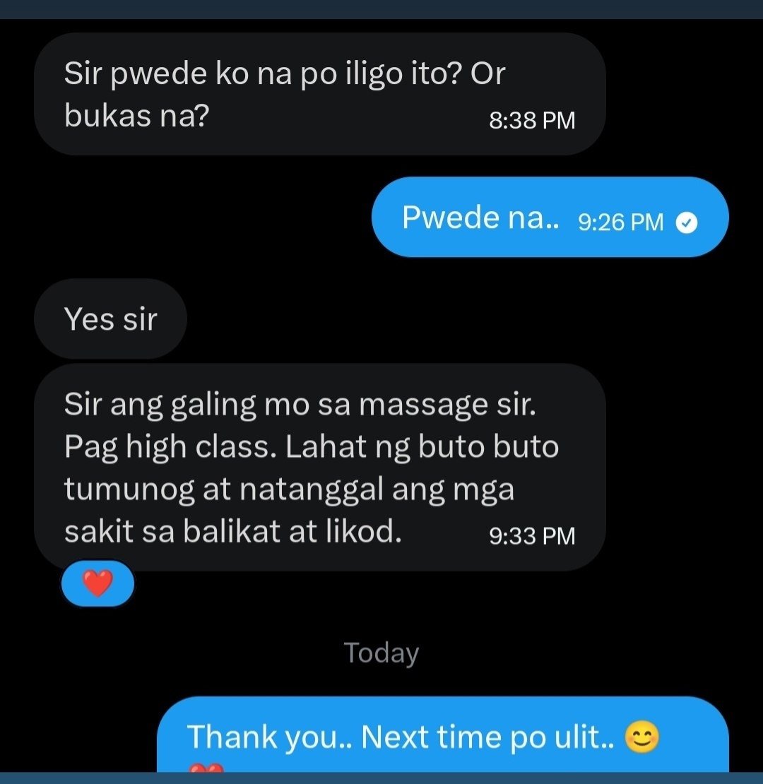 Sunny11296974's tweet photo. Message lang sa mga gusto magpamassage at marelax😊❤

#boracaymassage
#boracaymassagetherapist
#boracaymasahista
#dohlicensedmassagetherapist
#boracaymaletherapist https://t.co/8ln4UD1nrE