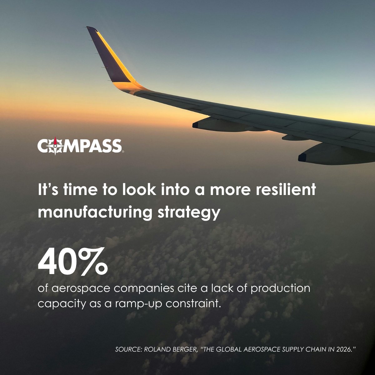 CompassPrcn's tweet photo. If you're planning for higher production rates, now is a good time to ask a simple question: Do you have enough manufacturing capacity and enough flexibility if demand outpaces it?

#Aerospace #AerospaceManufacturing #SupplyChain #Manufacturing #AerospaceEngineering https://t.co/Y3ZnVi4iDs