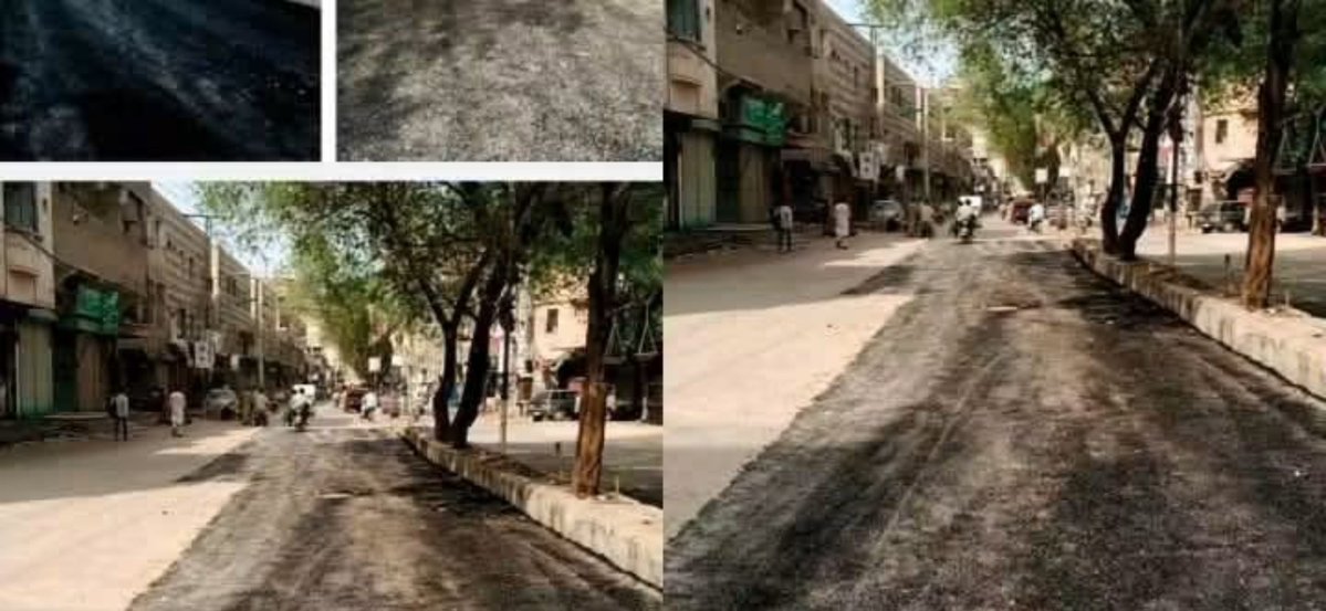 SajidaBalo64371's tweet photo. #PS65 #UC44
Patch repair work from Jarial School to Faqir Jo Peer Main Road has been completed Under Mayor Hyderabad @KashifShoroPPP efforts the work was completed under the supervision of Haji Fareed Qureshi and Town Chairman Adnan Rashid improving daily mobility for residents https://t.co/BlEqb11TVk