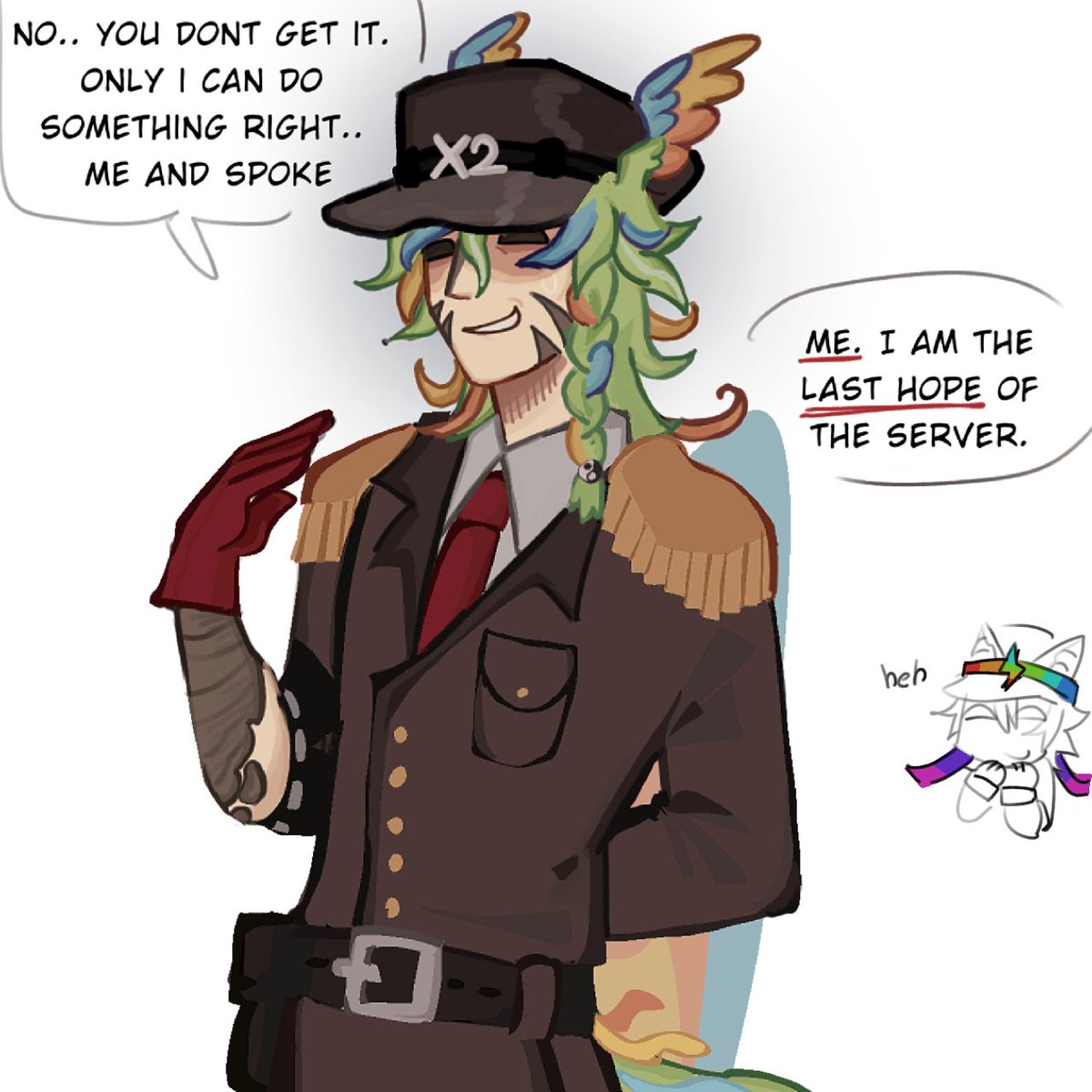 0nlylimes's tweet photo. Im starting to think that patchbreakers and oddysey duo parallels weren't just my delusions

#parortx2fanart https://t.co/4Efk6a2ISN