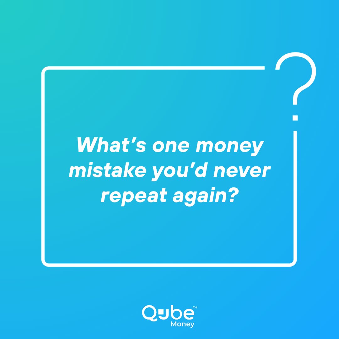qubemoney's tweet photo. Lessons can be expensive, but valuable. What did you learn the hard way?
#QubeMoney #Money #SmartMoneyMoves #MoneyMindset https://t.co/jZbUYEKYOO