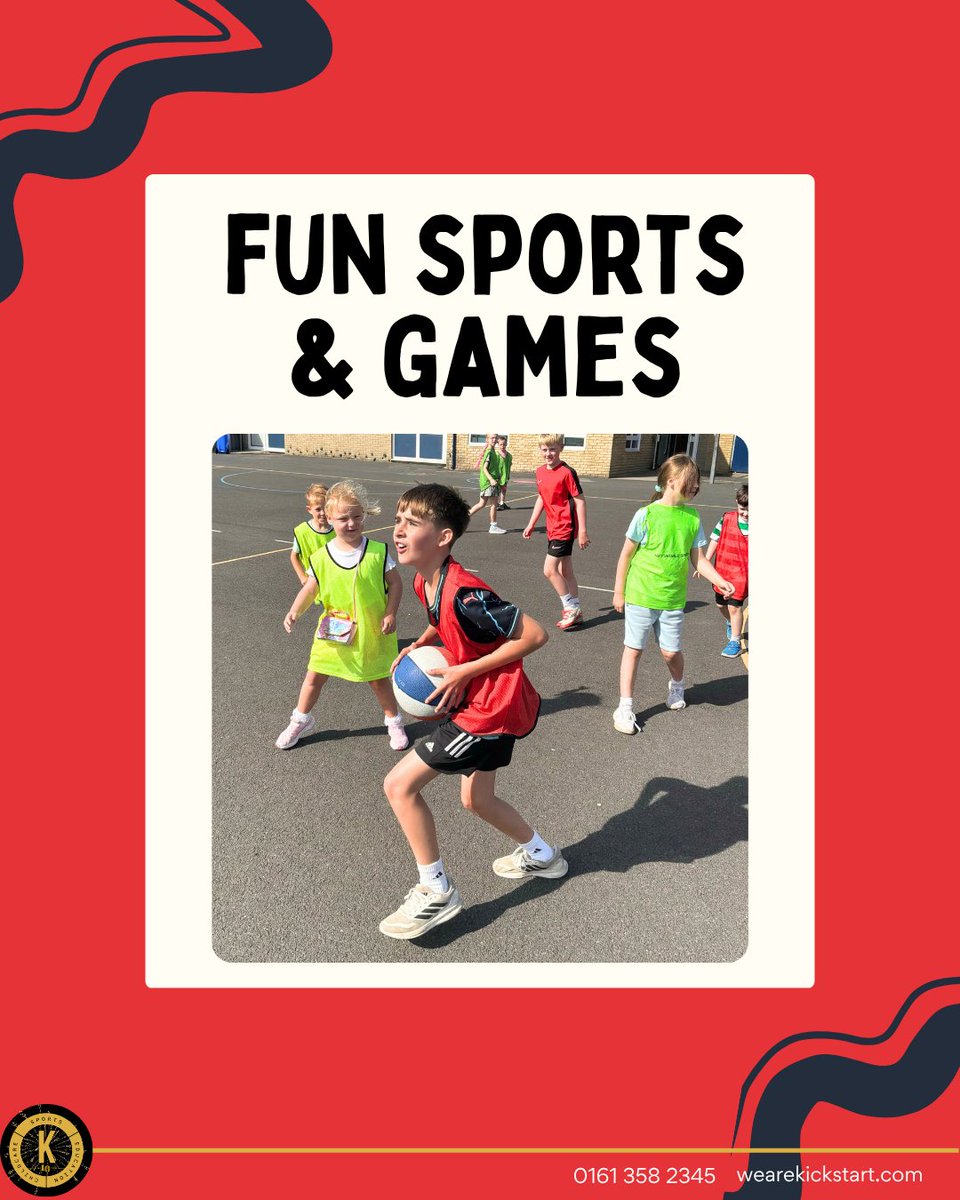 wearekickstart's tweet photo. π WHAT DOES A TYPICAL DAY AT SPORTS CAMP LOOK LIKE? π
Take a look at whatβs in store! β½π
From exciting games and challenges to learning new skills, staying active and having loads of fun! β
#SportsCamp #OctoberHalfTerm #Kickstart https://t.co/njk2XcmFlW