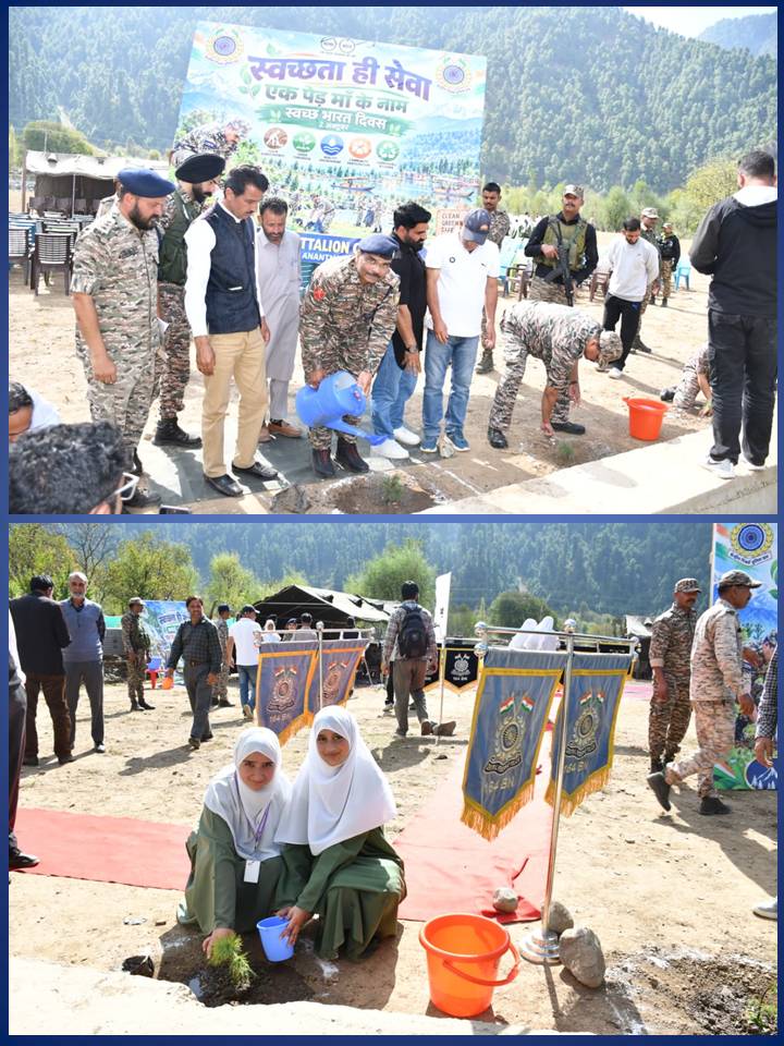 164Pro's tweet photo. Swachhata Hi Seva(SHS) campaign-2026 conducted at 164 BN, CRPF. #SHS2026 #SwachhataHiSeva2026 “Jan Jagrukta Abhiyaan” Organized by the Unit at C/164Bn, Gadole, Dist-Anantnag (J&amp;K) today. https://t.co/6YIcrQuZM3