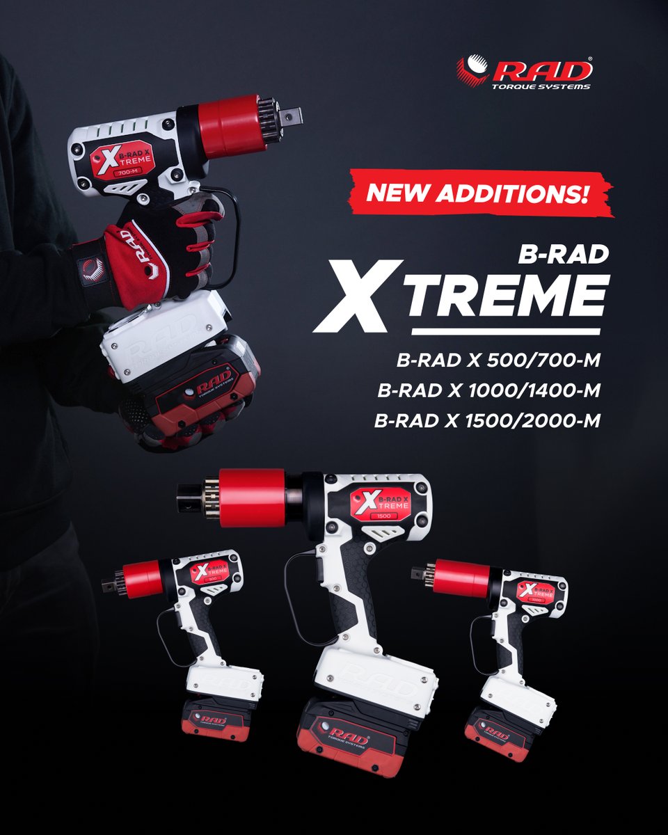 RADTorque's tweet photo. Have you heard?

The B-RAD X lineup has expanded with three new torque ranges:

B-RAD X 500/700-M
B-RAD X 1000/1400-M
B-RAD X 1500/2000-M

Learn more about our expanded lineup here https://t.co/PIQOpt6hFM https://t.co/RpYMizM1mC