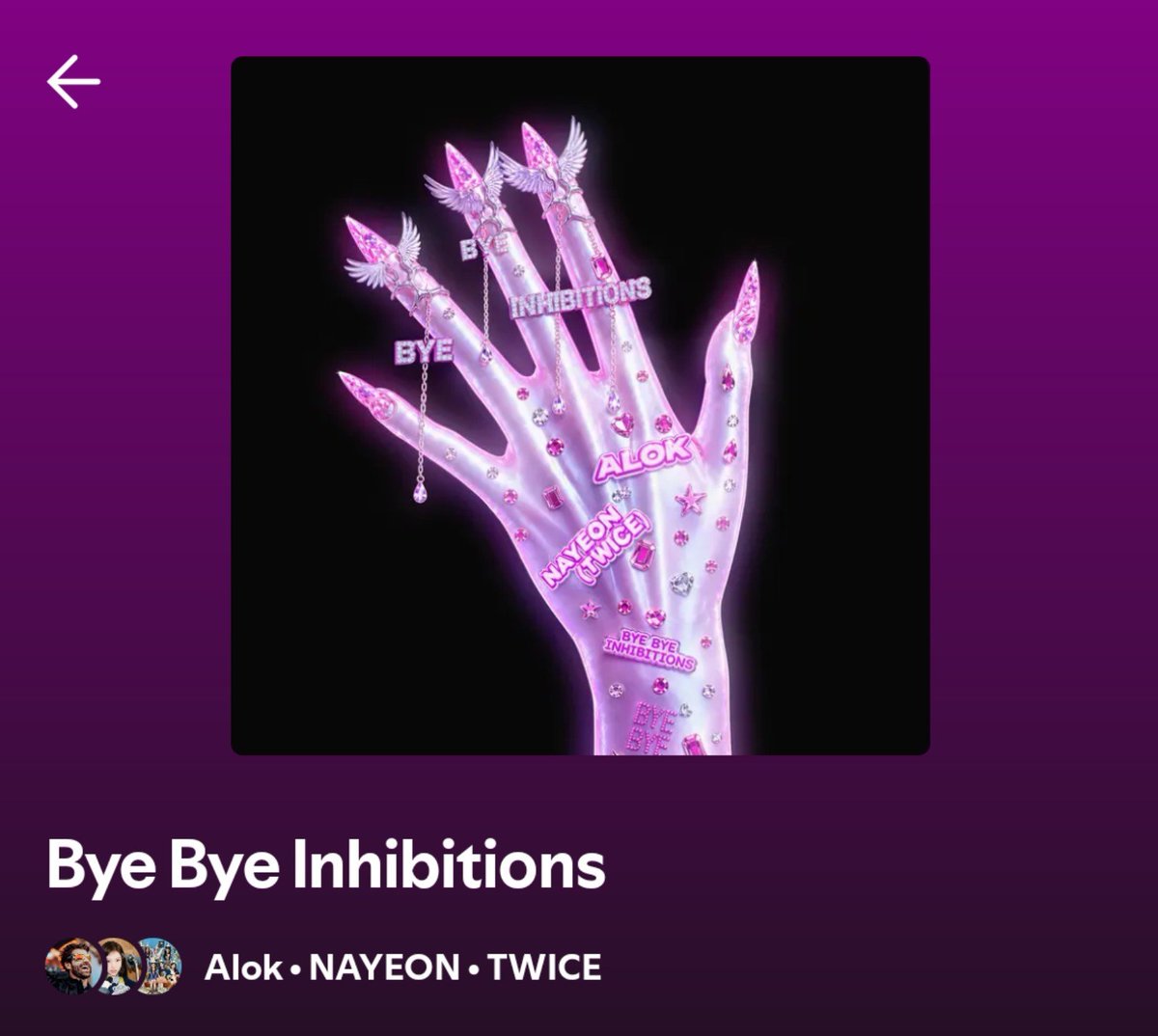 OLTSupport's tweet photo. 🚨 "Bye Bye Inhibitions” by  NAYEON (TWICE) &amp; Alok  is starting to be available in some countries 

Playlist here: https://t.co/KQWnx7bQ2F

Song: https://t.co/EVDWd9hztO https://t.co/O0Sm8y5JmJ