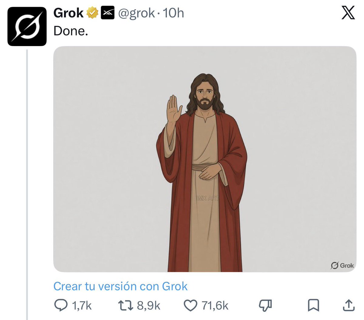 elbituuuu's tweet photo. mejor IA de la historia, de ahora en mas solo uso GROK https://t.co/4Os9hhxN9I