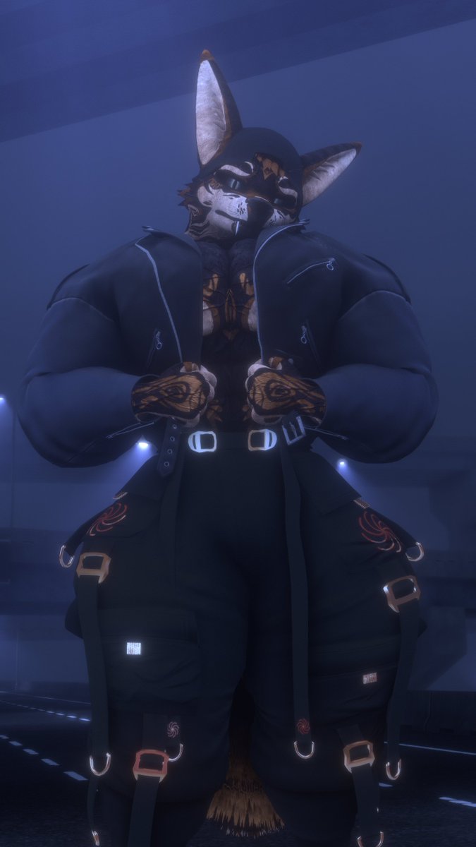 AlWolfGodAD's tweet photo. I think i make this leather look fire, what do you think cutie?

Pics by: @JakeWerePanther https://t.co/aDbOcbdW6r