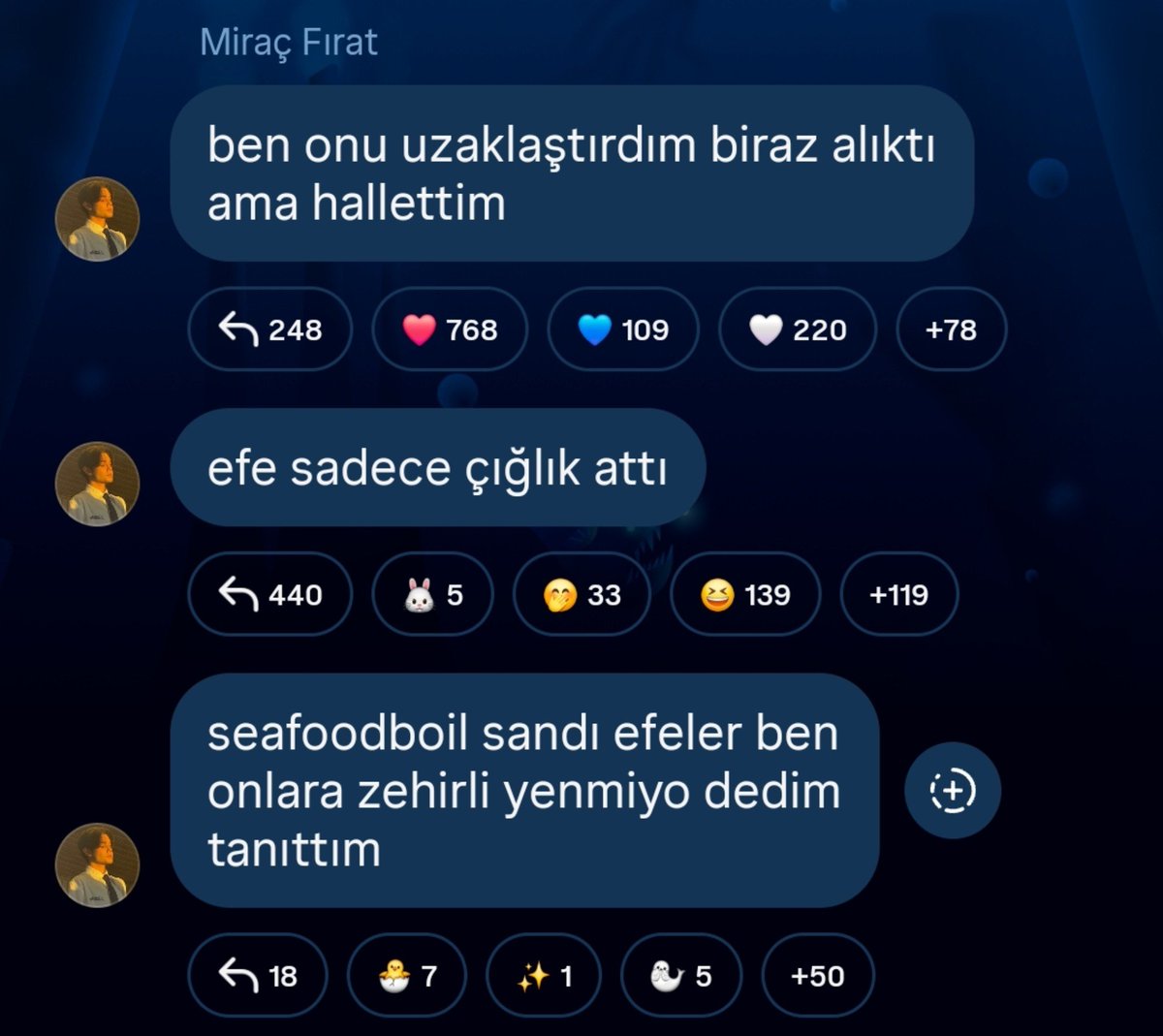 1beyzosh's tweet photo. denizdeki zehirli baligini bile uzaklastirmis, allrounderlikta sınır tanimiyor https://t.co/olQBTcY3S8