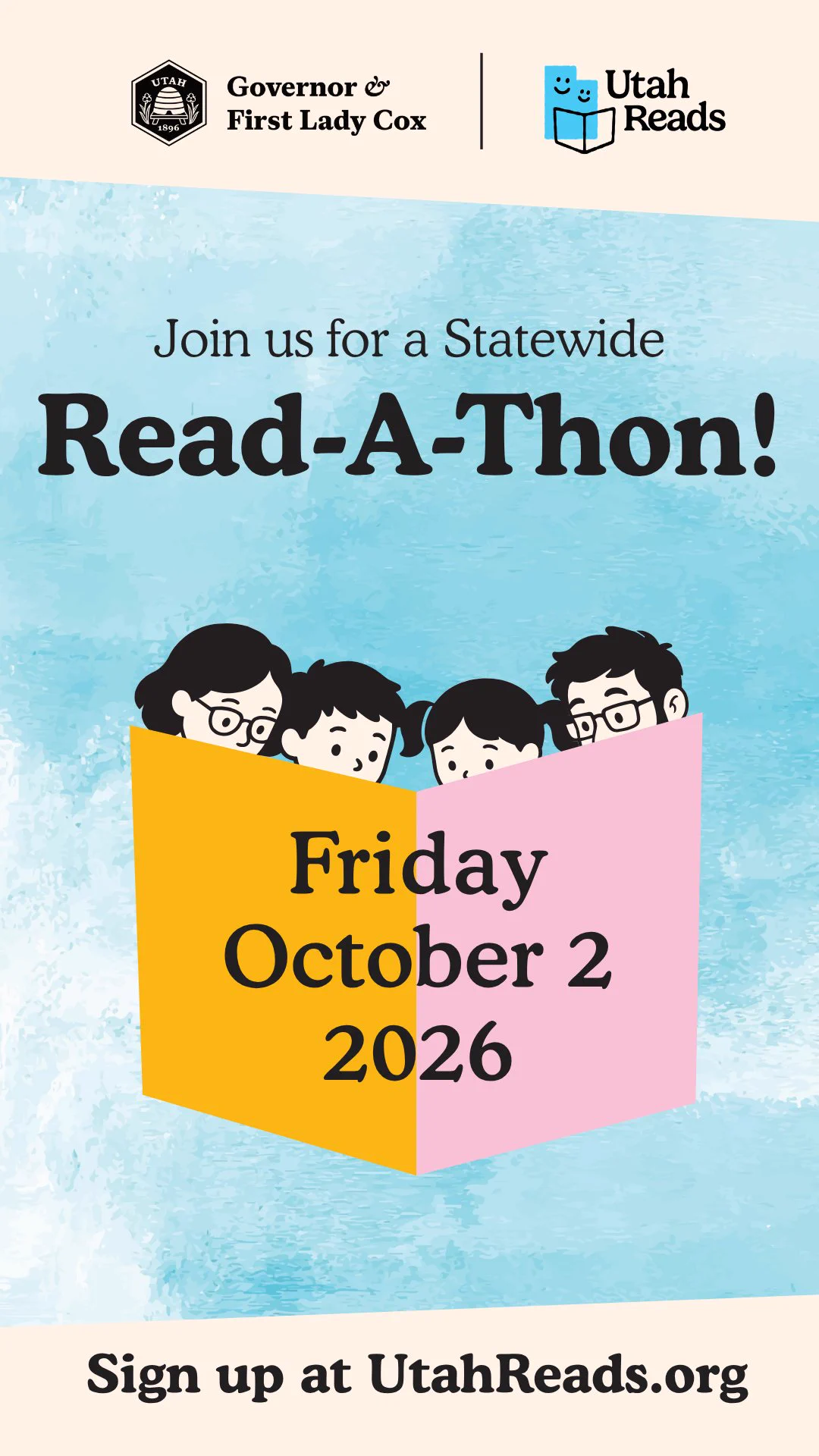 Utah scheduled for statewide read-a-thon on Oct. 2