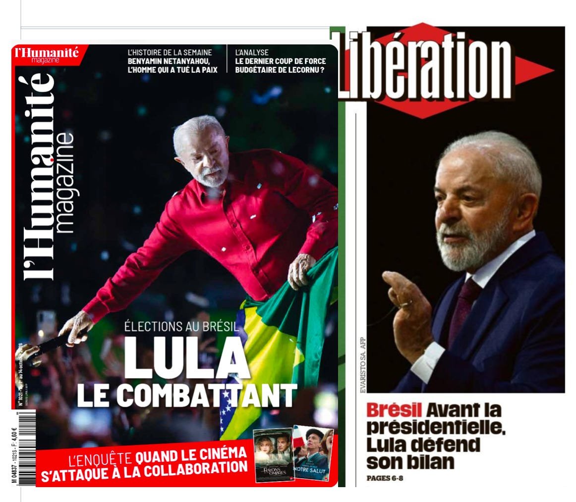 BlogdoNoblat's tweet photo. Lula na imprensa francesa https://t.co/esrmSH5Uks