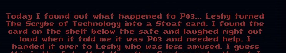 weavingwires's tweet photo. kaycees mod spoilers!!!

this always makes me so sad😭😭leshy made p03 an easy-to-sacrifice one blood in the starter deck just so he suffers https://t.co/zxTiRgnCy8