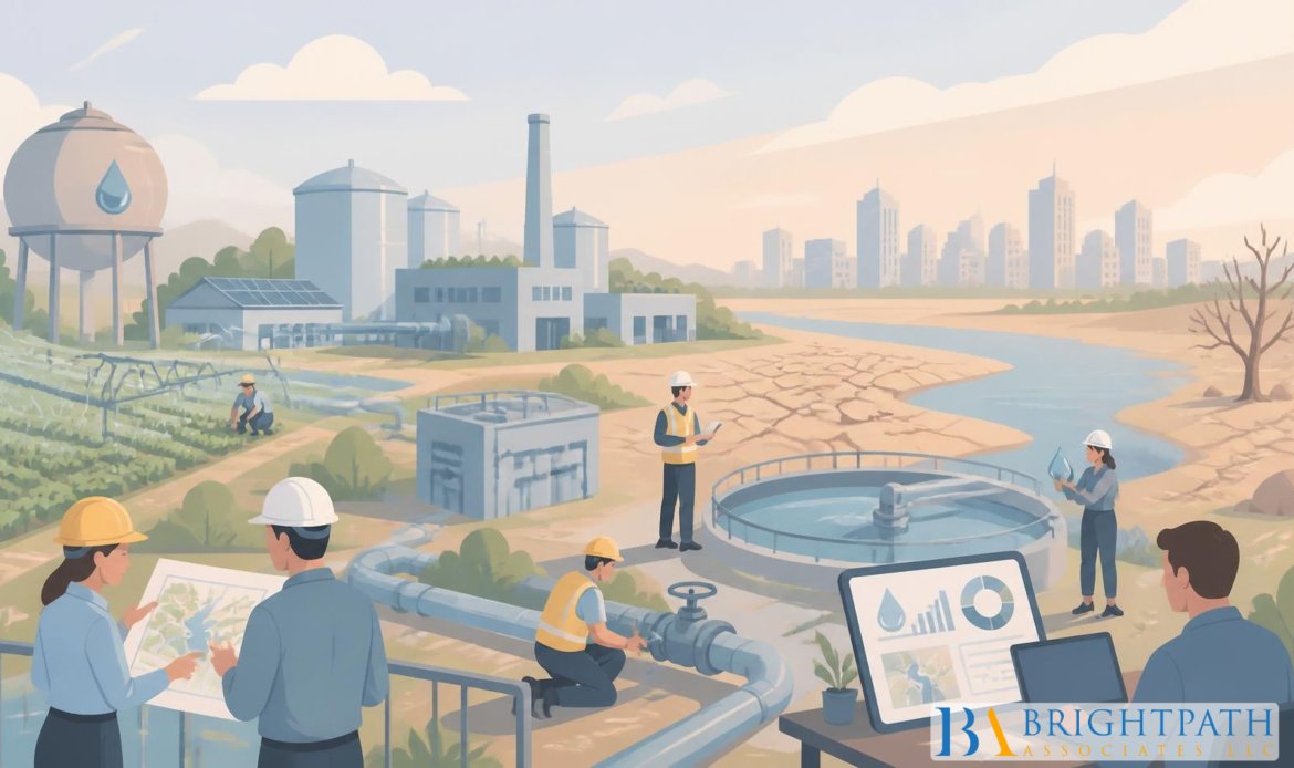 BrightPath3's tweet photo. Water Scarcity Macro-Economic Threat: Resilience Planning for 2030s

#WaterScarcity is increasingly becoming a strategic economic concern rather than an issue limited to environmental management.

Read More:
https://t.co/56VscAaoit https://t.co/QRpQZ7rROb