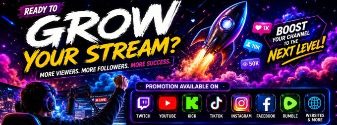 streamerszone's tweet photo. 🎮 SMALL CREATOR SPOTLIGHT! 🚀
Building on YouTube, Twitch or Kick? Drop your channel below 👇
❤️ Like • 🔁 Repost • 💬 Connect

Want more eyes on your content? 📩 DM me for special boost

#Gaming #Twitch #YouTube #Kick #Streamer #Community #smallchanbel #efootball https://t.co/j78bR79ASF