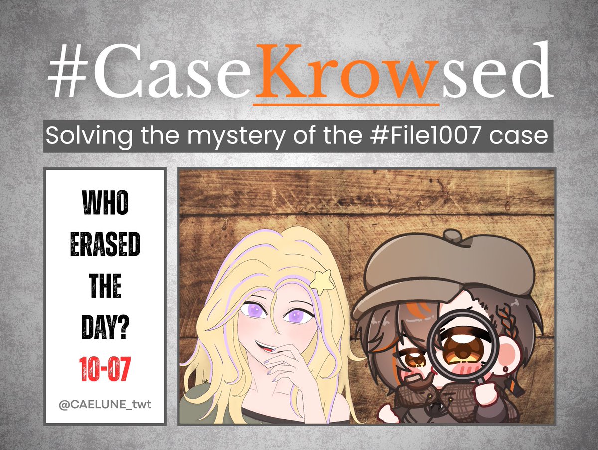 ChicoaSky's tweet photo. Apa ya misterinya kira2 🧐

#CaseKrowsed https://t.co/pmF7RufVf8