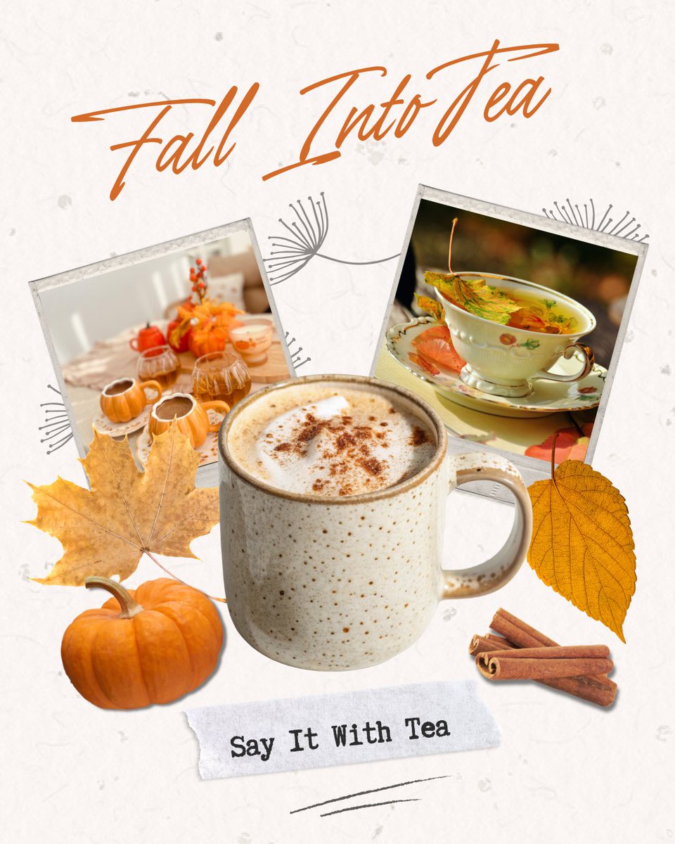 TeaCouncil's tweet photo. October is here and it brings all the best things… cool fall air, harvest season, cozy sweaters and of course, a warm cup of tea. Perfect for a walk outside or curling up with a good book. So let's fall into tea together. 

#FallIntoTea #BrewCrew https://t.co/Wu24RMifKi