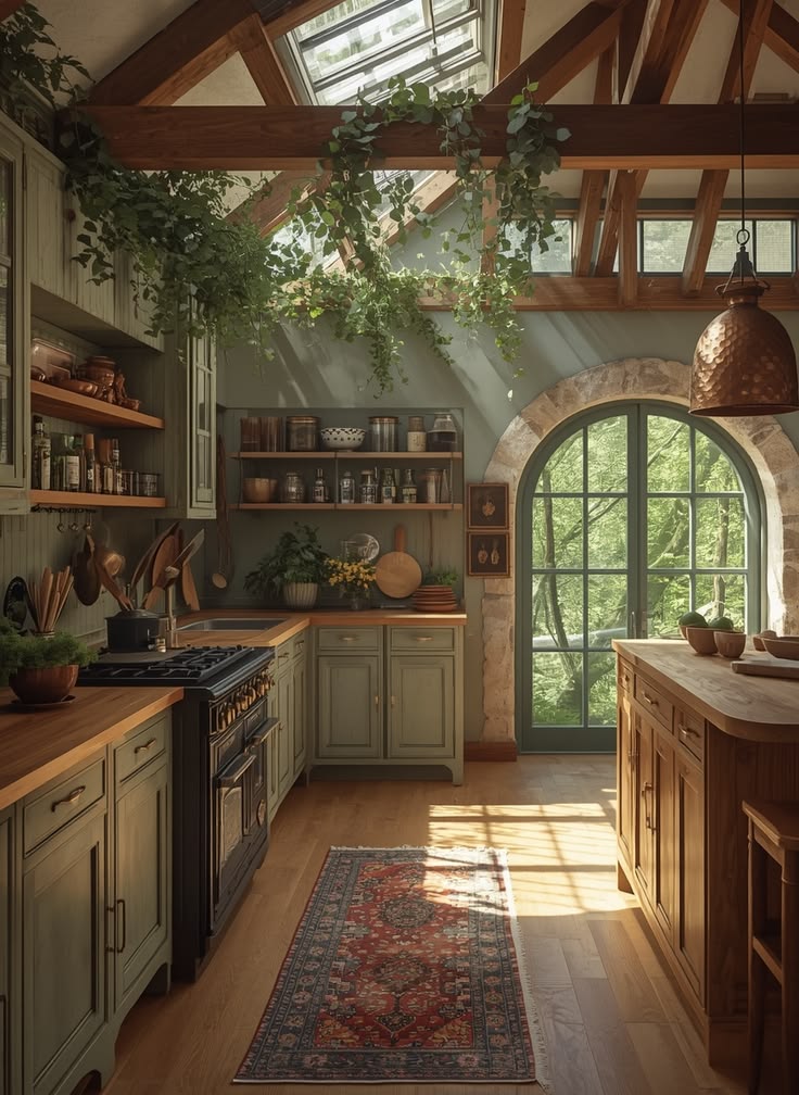 aurearch's tweet photo. A kitchen in the heart of the forest. https://t.co/VQ8zDs0Ys4