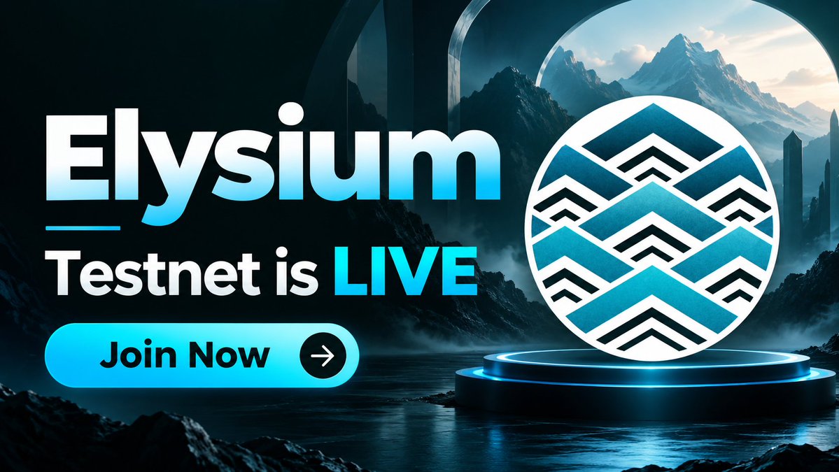 Airdropinsider_'s tweet photo. 🚨 ELYSIUM PUBLIC TESTNET IS NOW LIVE

Adding another one to my early testnet list.

@Enter_Elysium has opened its testnet, and you can already start interacting with the network.

💸 Cost: FREE
⏰ Time: 5 Minutes 

Early activity could potentially matter for future ecosystem rewards

🔗 Start here: https://t.co/azK6blKss4

→ Connect wallet
→ Claim test tokens from the faucet
→ Add Elysium Network
→ Open the Bridge tab
→ Bridge to HyperEVM
→ Make a few different transactions
→ Keep using the testnet over time

You shouldn't just do one transaction and forget about it. If you’re testing early, actually explore the network and build some genuine activity.

No guaranteed reward here, but it’s early enough for me to keep Elysium on the radar.

Who’s testing Elysium with me? 👀