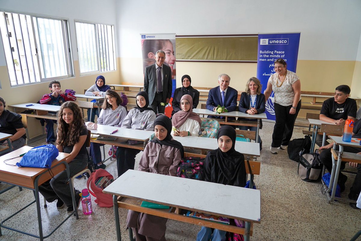 UNSCOL's tweet photo. Amidst the devastation, Mr Arnault was impressed by the unbroken will of the women, men and children of Nabatieh who are determined to stay and rebuild their lives, their homes and their city. https://t.co/ytOW3i3SHN