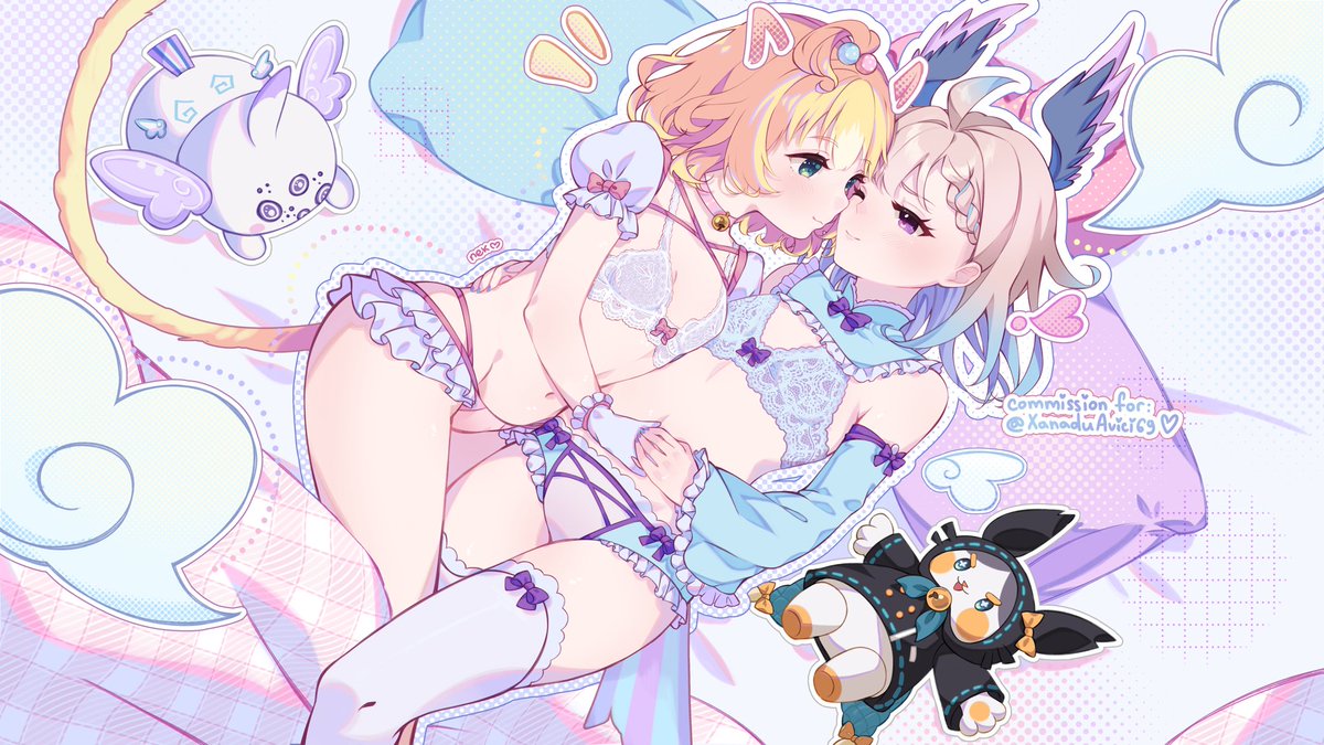 mu_ank_'s tweet photo. g-g-girls… for @XanaduAvici (─‿‿─)

#calamitybird https://t.co/LAlnNh3CmQ