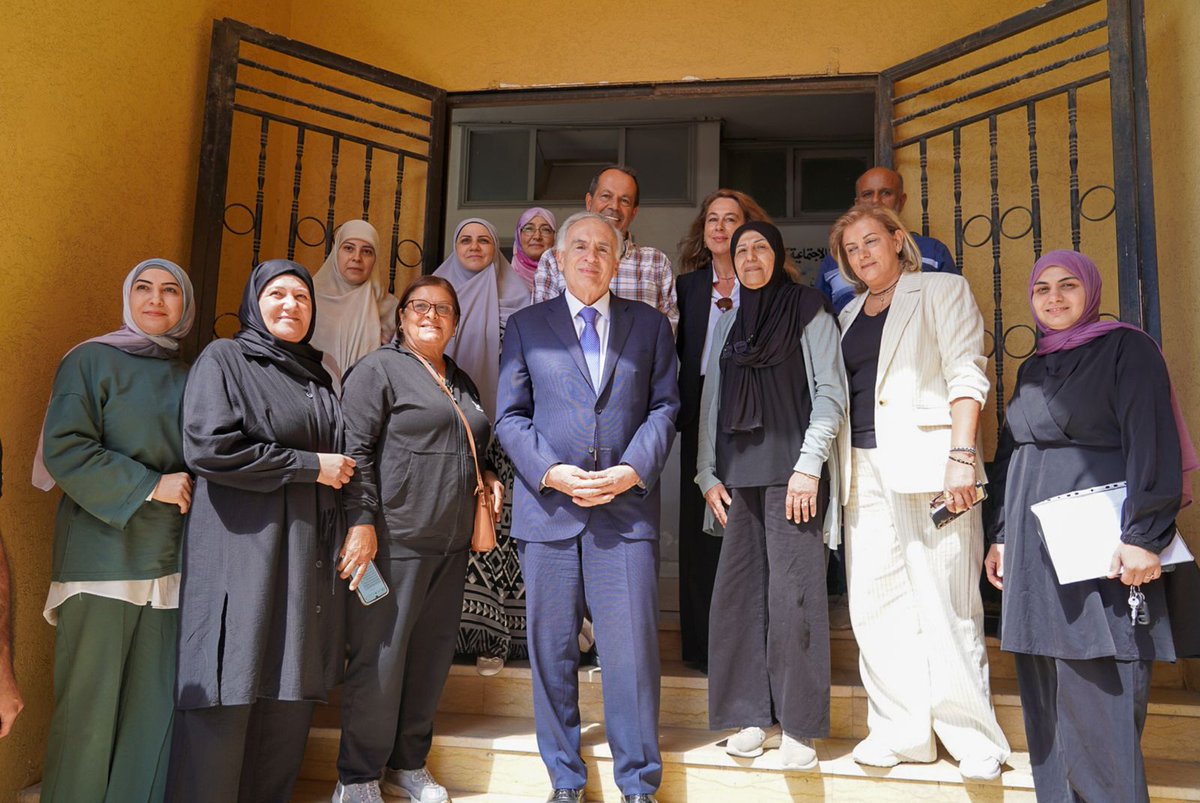 UNSCOL's tweet photo. Amidst the devastation, Mr Arnault was impressed by the unbroken will of the women, men and children of Nabatieh who are determined to stay and rebuild their lives, their homes and their city. https://t.co/ytOW3i3SHN