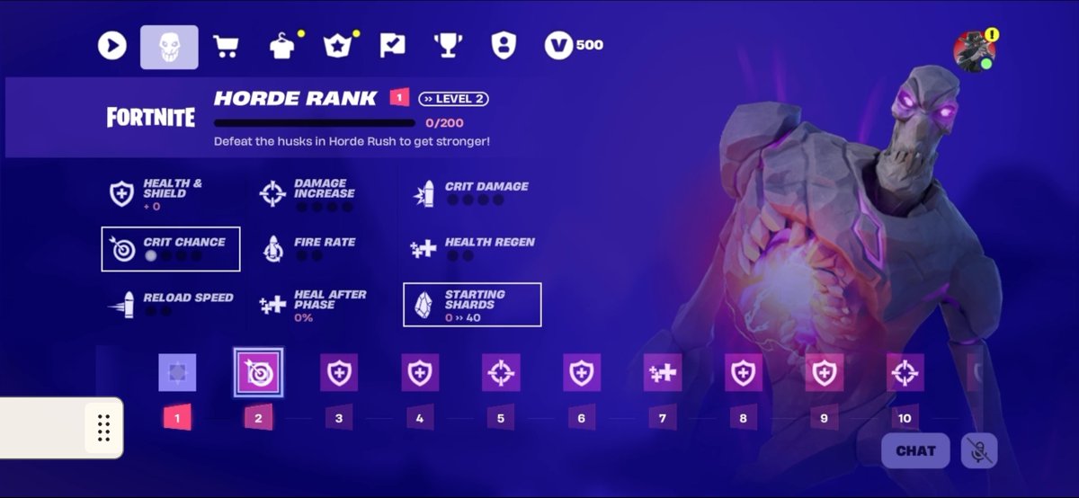ashtoncaseman's tweet photo. Fortnitemares now has a HORDE RANK for the Horde Rush game mode!

#Fortniteㅤㅤ https://t.co/VcIM5FLujq