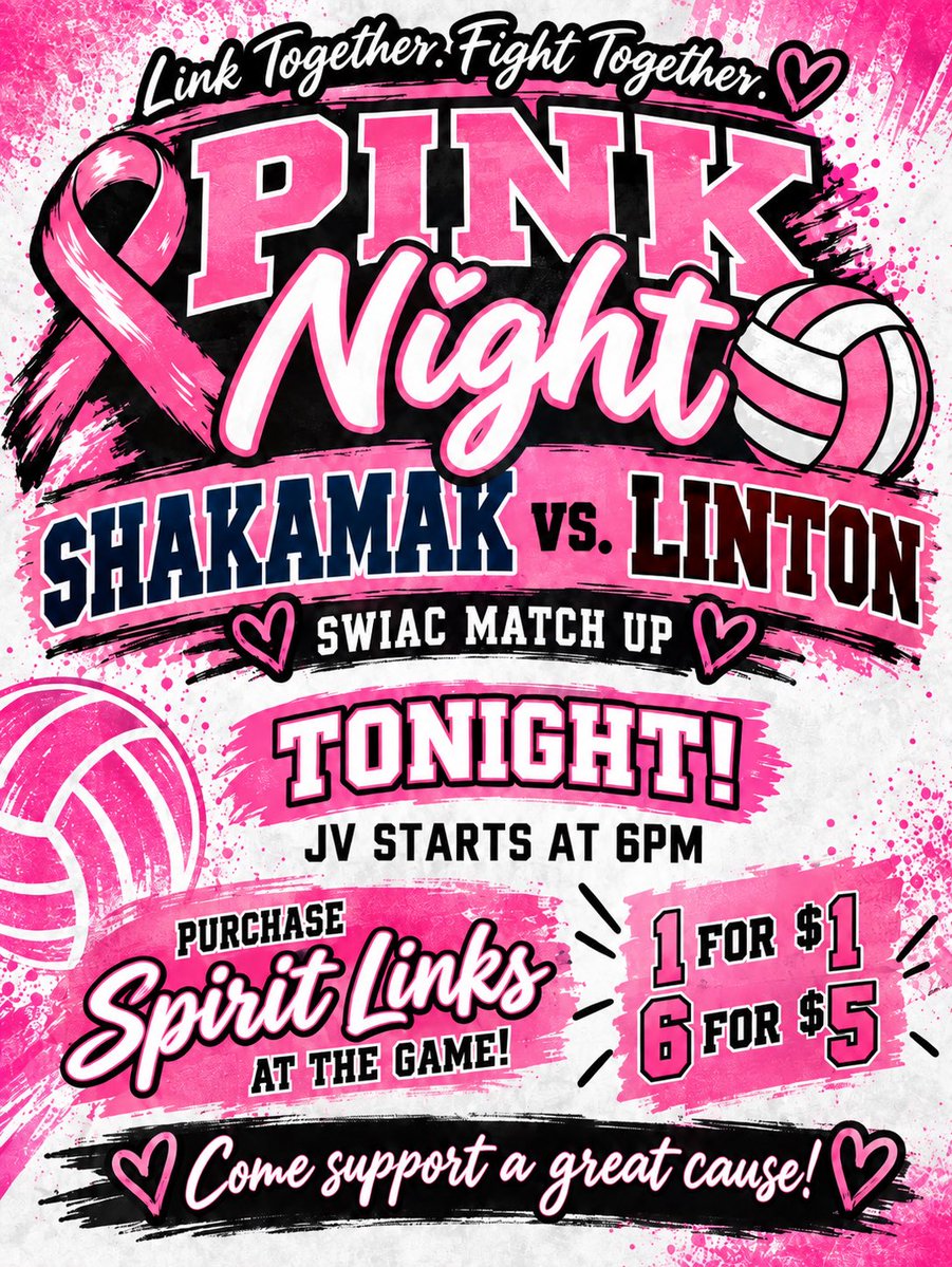 SHSlakersvball's tweet photo. Home SWIAC match up tonight!!💗🏐
@pughgrant @RickSemmler @ihsvca https://t.co/qdaAkR4WYZ