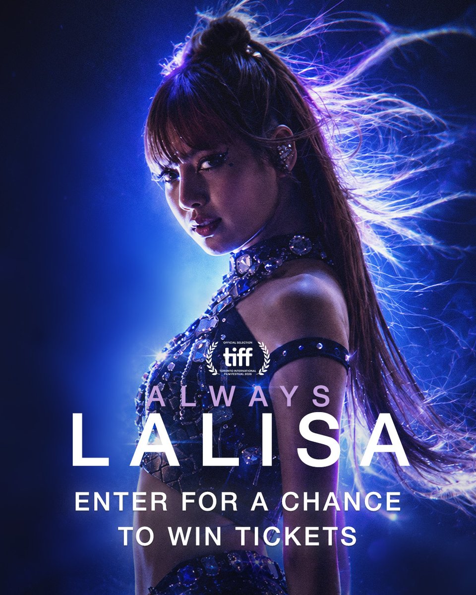 wearelloud's tweet photo. ENTER FOR A CHANCE TO ATTEND AN 'ALWAYS LALISA' SCREENING

🎫 https://t.co/zrWK1AuQBw

#LISA #AlwaysLalisa https://t.co/fUo5OrFiva