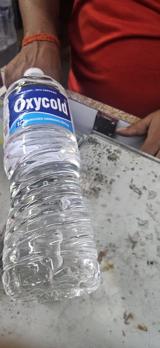 hardcorea88's tweet photo. This is selling at kalyan railway station and no reineer bottle , kindly confirm @indianrailway__ @AshwiniVaishnaw @Central_Railway doxstrict action for this https://t.co/4fQgFoFJ9y