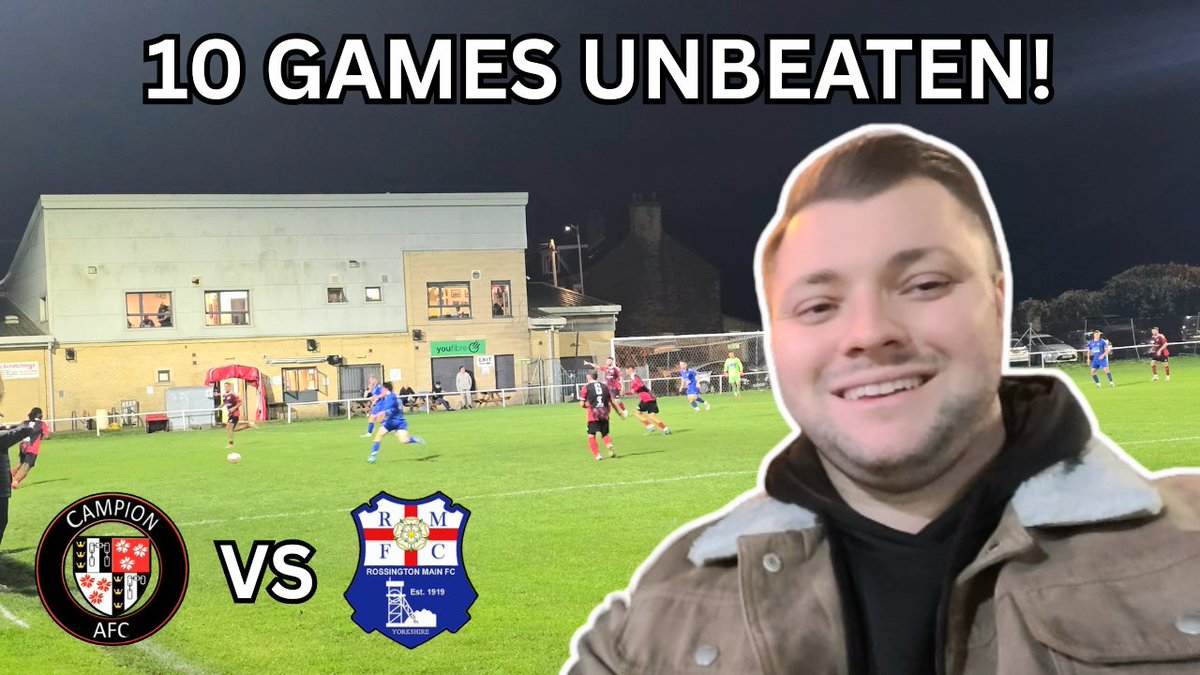AdamGittingspt's tweet photo. 🚨 NEW MATCHDAY VLOG!!! 🚨

💥 Rosso Go 10 Games Unbeaten!

⚽️  @CampionAFC Vs @RMFC1919 

✅️ Please RETWEET and SUBSCRIBE to my YouTube Channel if you haven't already! #WeAreCampion #UpTheRosso 

🎥 Video: https://t.co/FQfv7tKrAq 

@SHCFA @footballsheff @aaron_challoner @AGroundsss @FATMILLER62 @harriesdon87 @joeskelton1620 @FanHub @drfc_ben @punkchef41 @TheDB30 @VgangTB @jkanalysis7 @Topliss94 @john_nufc42 @GamingBlomp @JRipley98 @KilnerHarry @Jebbo37 @TonyToony31 @Jamesboyall55 @MindBodySoleUK @dudsey_ @vinnynolan @the66pow @NonLeagueRover @TurfScoutUK @GRPlusUK @love_non_league @nonleagueHQ1 @nonleaguevol @nonleagueguys @nonleaguecrowds @emmagroundguide @smilerhopper @hoppersguide @NL_Bible @nonleaguemaps