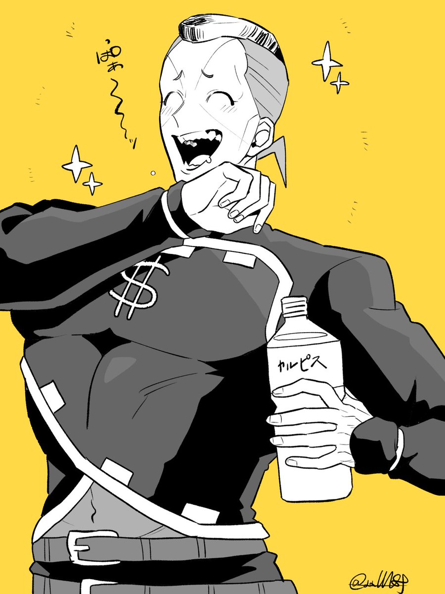 zzIllust's tweet photo. お酒ではなくカルピスを買う健全不良、億泰
#jjba https://t.co/6QbcjQWGry