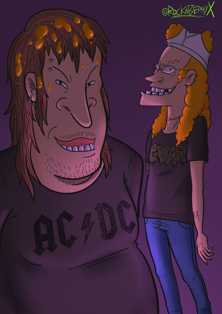 rockaberryx's tweet photo. Halloween art based on my recent beavhead fic on tumblr 🎃💀🤘#beavisandbutthead #beavisandbuttheadfanart #bbhtwt #bnbtwt #beavhead #beavisxbutthead #digitalart #fanart https://t.co/rpimIKtFcO