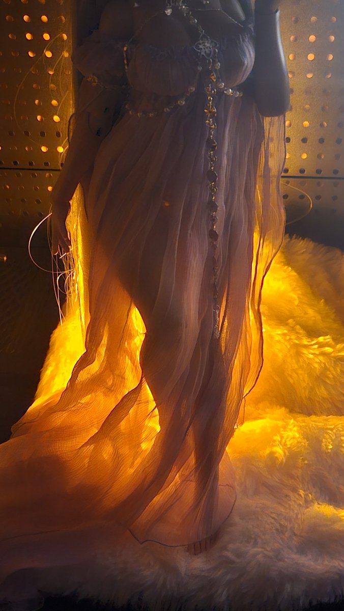 mobrinono's tweet photo. obsessed with this dress or gown idk cuz you can still vaguely see her shape https://t.co/0uSdFRzmu1