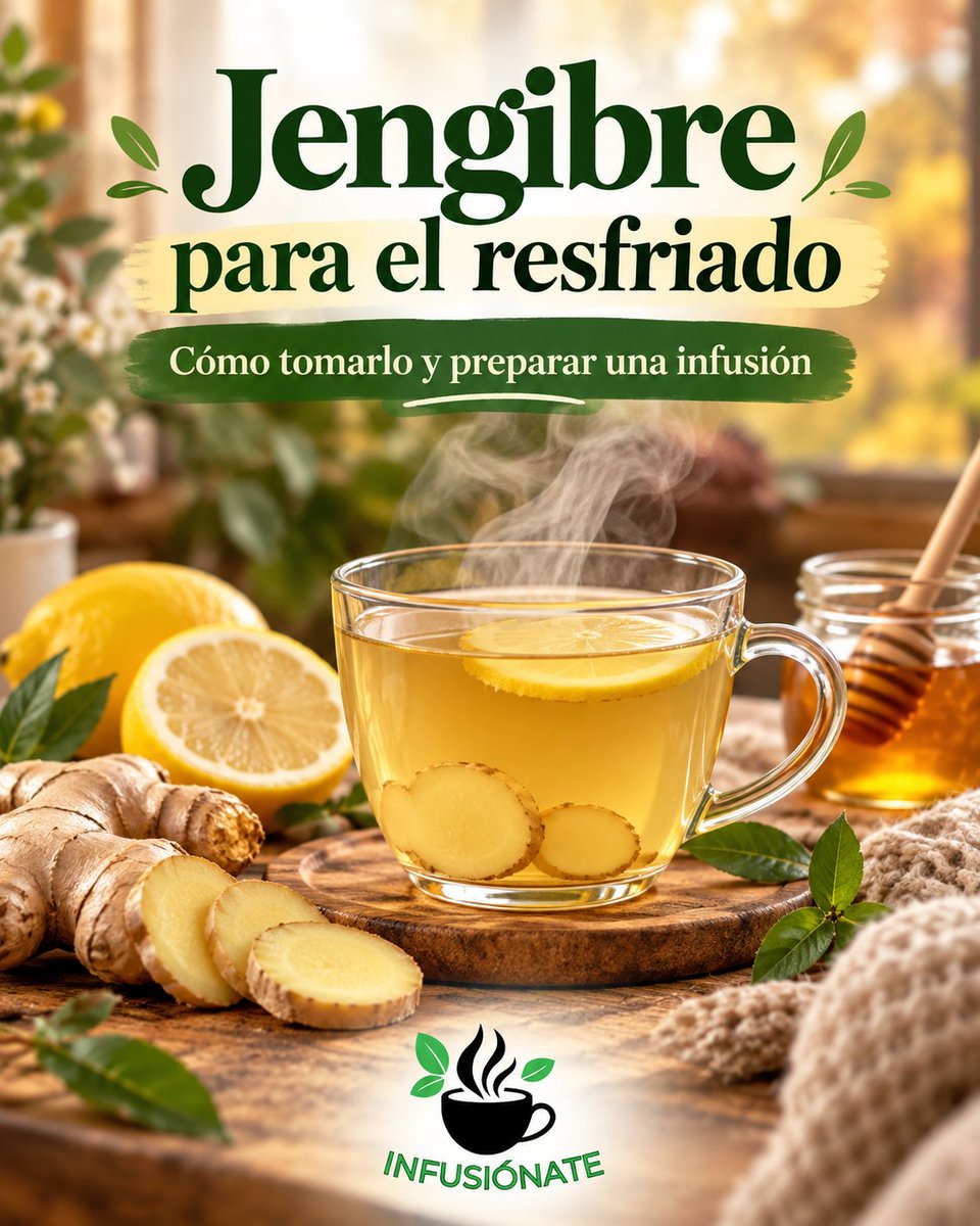 InfusionateOrg's tweet photo. 🌿 ¿Jengibre para el resfriado?

Te contamos cómo preparar una infusión con jengibre, limón y miel, cuándo tomarla y qué puede aportar realmente durante esos días. 🍋🍯☕

👉 Nueva guía en https://t.co/3jLsTSetXC

#Jengibre #Resfriado #Infusiones #Bienestar https://t.co/KkUJMHboTu