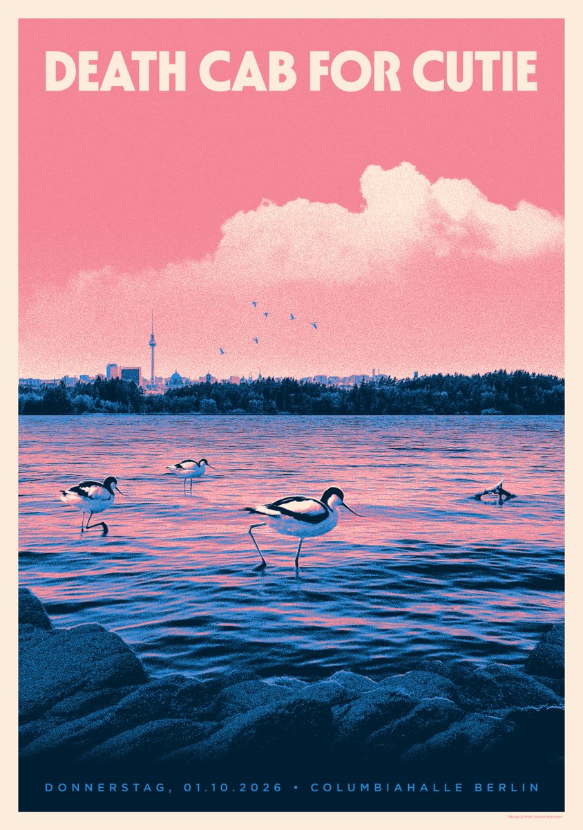 dcfc's tweet photo. Good to be back in Berlin. Our sold out show at Columbiahalle is tonight!

Tonight’s poster is designed by Simon Marchner. https://t.co/hKLAg92801