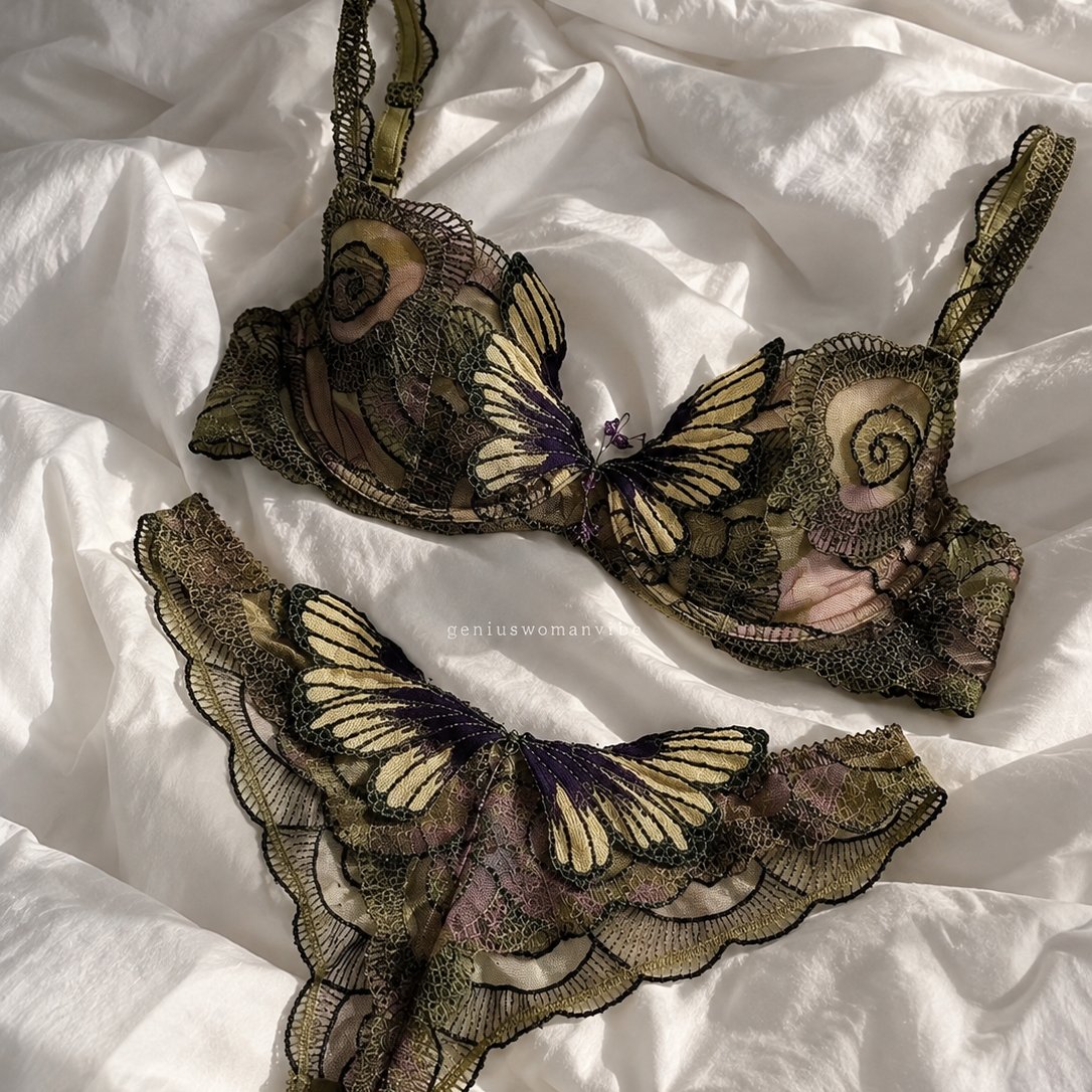 geniuswomanvibe's tweet photo. french vintage butterfly lingerie https://t.co/nKiocdpFbI