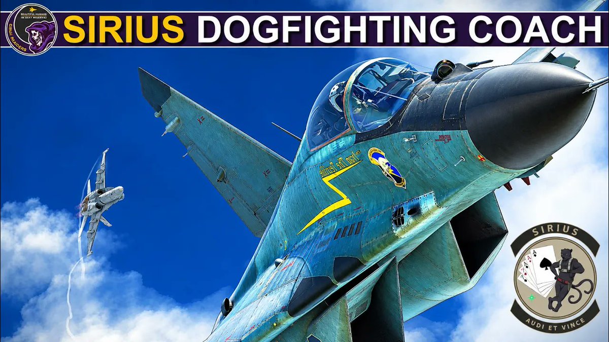 GrimReapers_'s tweet photo. Can an app make you a better dogfighter?

Cap tests Sirius BFM Coach in DCS World, with live coaching and debriefs against AI and human opponents.

Helpful advice or a distraction mid-fight?

https://t.co/xgjpuvvPGw

#DCSWorld #GrimReapers https://t.co/OLX4VPapz2
