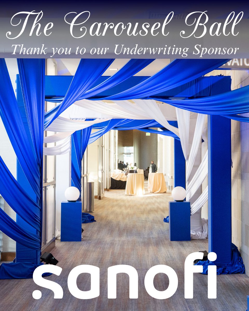 CDFdiabetes's tweet photo. ✨Tonight we celebrate the 40th Anniversary of The Carousel Ball! Thank you to Sanofi US, our Underwriting Sponsor, for helping make this milestone evening possible.
#TheCarouselBall https://t.co/vVaGpJVIH5