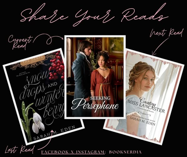 FalstoneCastle's tweet photo. #SeekingPersephone FANS:  If you're currently bingeing #SarahMEden's books, COMMENT with your Last/Current/Next reads!

GRAPHIC:  Booknerdia https://t.co/9WENj6slME