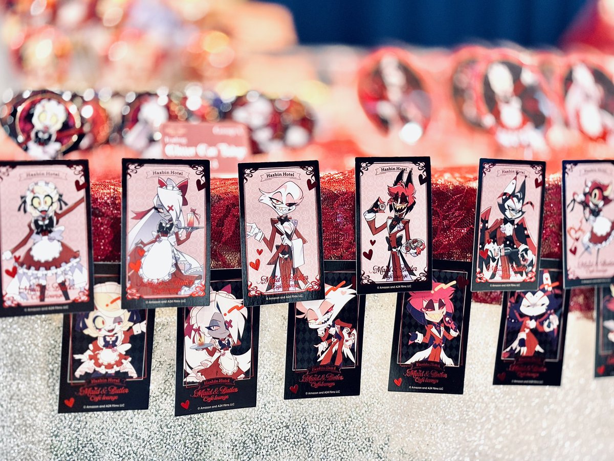 LetAnimesCook's tweet photo. The Hazbin Hotel Maid and Butler Cafe at @animatecafekl in Malaysia has started! Get a tasty themed drink, merch, and exclusives now until 2nd November.

@SpindleHorse

#hazbinhotel #hazbinhotelalastor #hazbinhoteledit #kualalumpur #malaysia https://t.co/9A0pZP1tFA