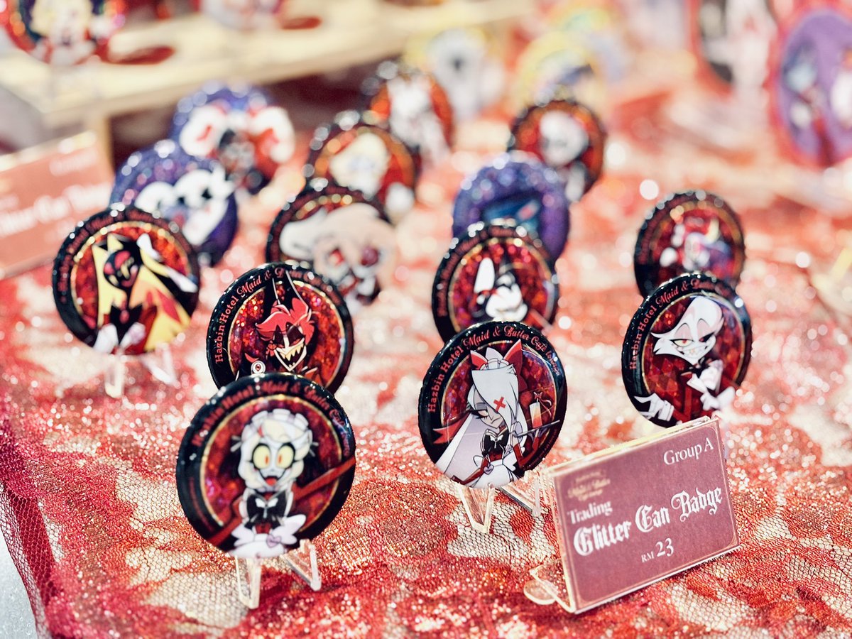 LetAnimesCook's tweet photo. The Hazbin Hotel Maid and Butler Cafe at @animatecafekl in Malaysia has started! Get a tasty themed drink, merch, and exclusives now until 2nd November.

@SpindleHorse

#hazbinhotel #hazbinhotelalastor #hazbinhoteledit #kualalumpur #malaysia https://t.co/9A0pZP1tFA