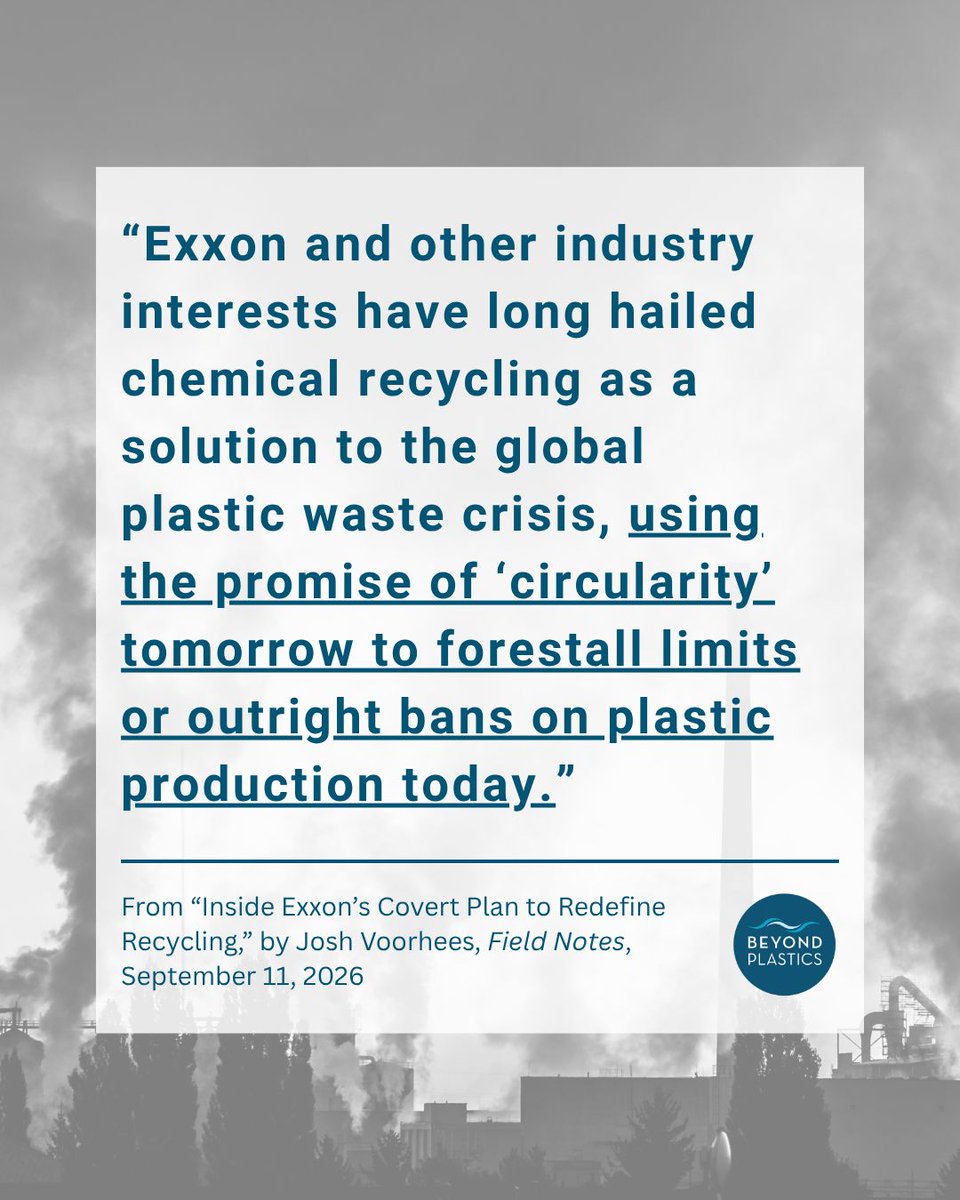 PlasticsBeyond tweet picture