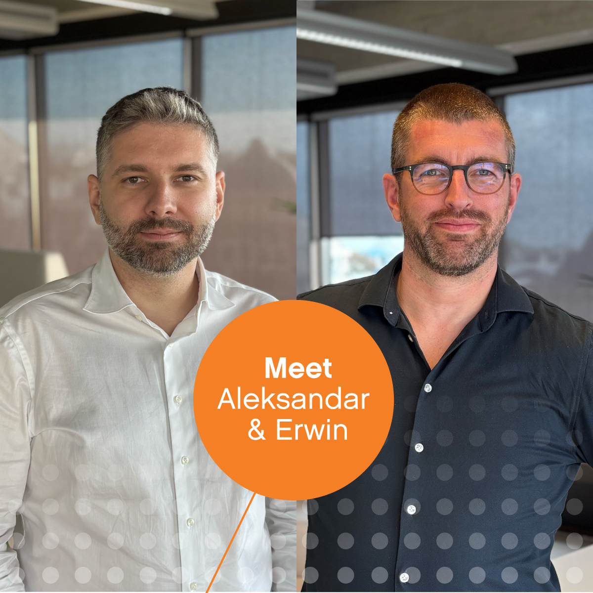 AMS_IX's tweet photo. AMS-IX welcomes Aleksandar Vasiljevic as Chief Product &amp; Technology Officer and Erwin Maas as Chief Operations Officer. 

Our new organisational structure strengthens our focus on innovation, new services and reliable daily operations.

#AMSIX https://t.co/U8HUm31nbU