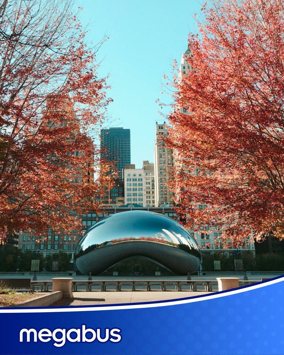 megabus's tweet photo. Chicago in the fall is a sight to behold! 🍂 https://t.co/5bVGz00VmQ